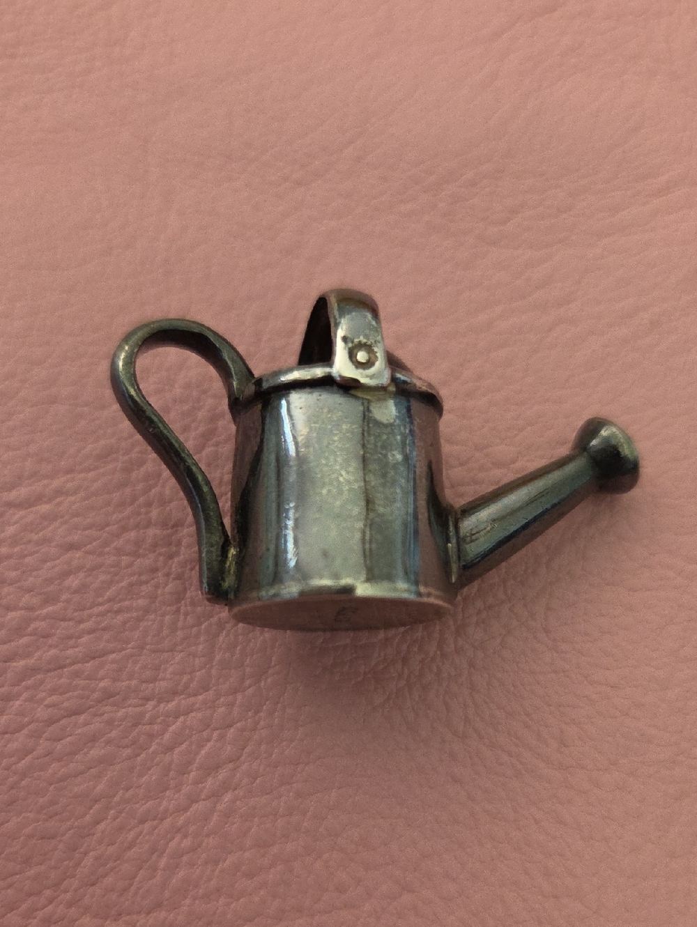 Mini Watering Can Charm Pendant -Sterling Silver